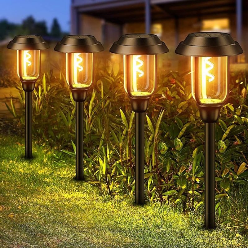 Set 6 X Lampă Solară De Grădină Rezistentă La Apă IP65, Engross