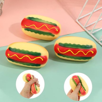 Set 12X Squishy Hot-dog, Engros
