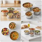 Caserole din Inox 5buc/set, Engros