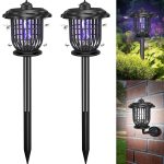 Lampă Solară Anti-Insecte UV 360°, Engross