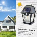 Lampa Solara De Perete Cu 1 Bec Led Retro Si Senzor De Miscare, Engros - imagine 4