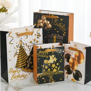 Pungi Cadou Happy Birthday Marime M 32x26x12cm,Mry 13-19,Engross