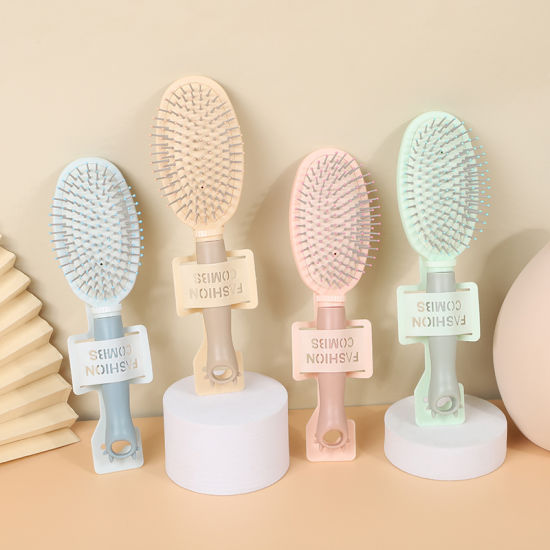 Macaroon-Color-Comb-Fashion-Air-Cushion-Comb-Hairdressing-Scalp-Massage-Comb- Pieptan Model Nou Pudrat 4buc/set, Engross