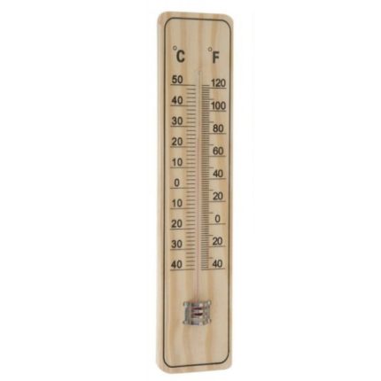 Termometru Lemn 30 cm, Engross