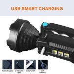 Lanterna Cu Led 20W, Rezistenta La Apa, Incarcare Solara Si Usb, Engross