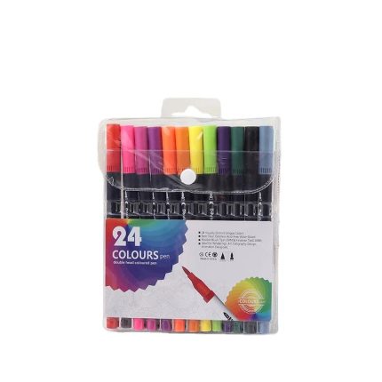 Marker 2 Capete 24buc/set, Engros