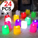 Lumanari Led Flacara Color 24buc/set, Engros