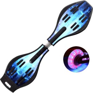 Placa Skateboard Surf cu Roti Luminate 80cm, Engros