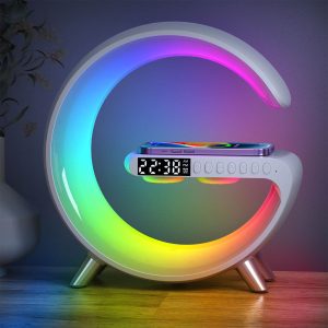 Lampa LED cu boxa Bluetooth RGB, 23X22.5cm