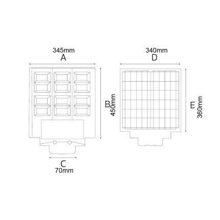 Lampa Solara Iluminat Stradal 600W, Engros