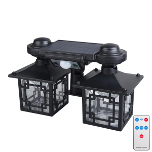 Felinar Solar Dublu cu Senzor si Telecomanda 192 Led-uri, Engros