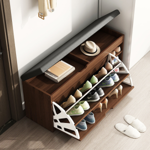Dulap pentru Pantofi Tip Bancheta 100 x 34 x 51 cm Maro, Engros