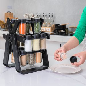Organizator de Condimente Rotatic cu 18 Piese, Engros