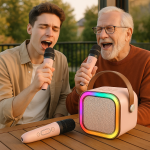 Boxa Karaoke cu 2 Microfoane IOS/Android, Engros