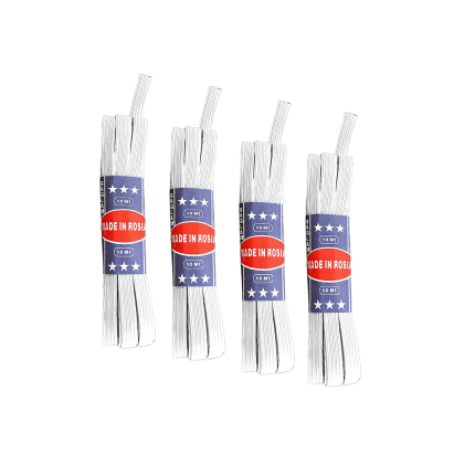 Elastic Haine Alb Subtire 2x0.8cm 5buc/set, Engros