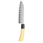 Cutit Profesional de Bucatarie Imitatie Lemn cu Lama 17cm, Engros