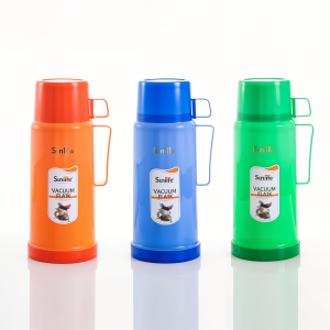 Termos din Plastic cu Pahar 0.45L, Engros