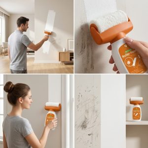 Mini Trafalet cu Vopsea Alba 500ml, Engros