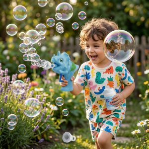 Jucarie Balon de Sapun Dinozaur 16cm cu o Rezerva, Engros
