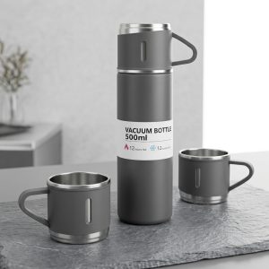 Termos 500ml cu Perete Dublu si 2 Cani, Engros
