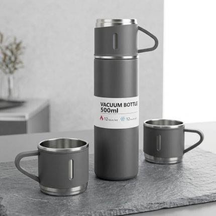 Termos 500ml cu Perete Dublu si 2 Cani, Engros