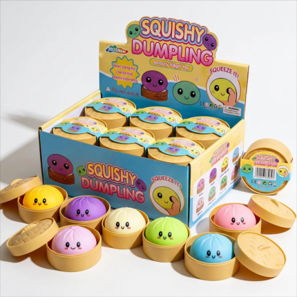 Jucarie Anti-Stres Squishy Dumpling Mystery Box, Engros