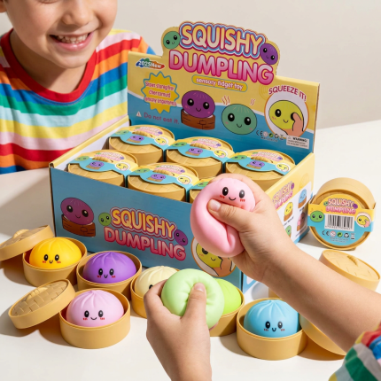 Jucarie Anti-Stres Squishy Dumpling Mystery Box, Engros