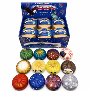 Jucarie Squishy Dumpling 12buc/set 9cm cu Stelute si Sclipici, Engros