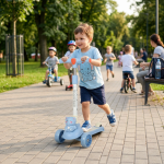 Trotineta Pentru Copii 1-10 Ani cu Ghidon Reglabil, Engros
