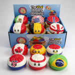 Jucarie Squishy Dumpling 12buc/set 9cm cu Steaguri de Tari, Engros
