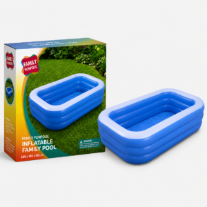 Piscina Gonflabila cu 3 Inele 280x180x58cm Din Pvc, Engros