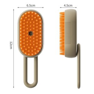 Perie cu Abur Pentru Animale 12x6.5cm Indeparteaza Parul si Curatare Adaptor USB-C, Engros