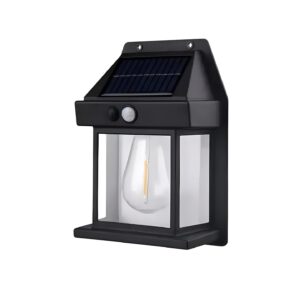 Lampa Solara 1 Bec Retro cu Senzor de Miscare, Engros