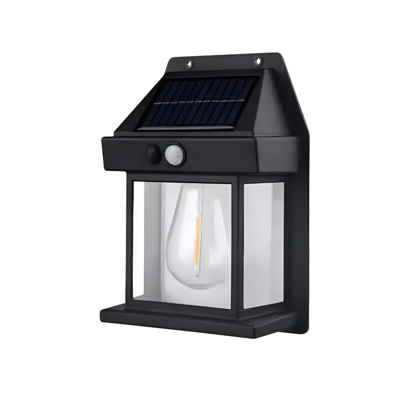 Lampa Solara 1 Bec Retro cu Senzor de Miscare, Engros