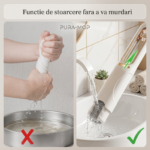 Mini Mop cu Burete Pliabil Pentru Suprafete Universale 29x12cm, Engros