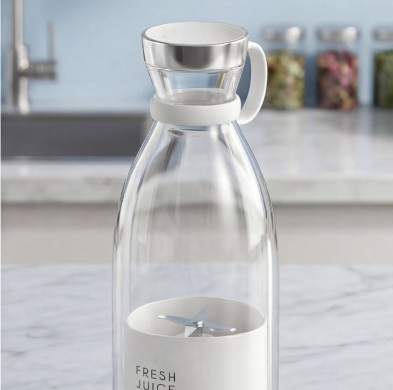 Blender Portabil 420ml din Sticla cu Usb, Engros