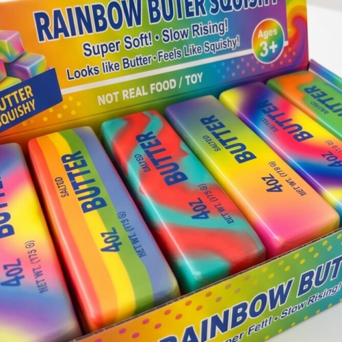 Jucarie Squishy Anti-Stres 14 cm Tip Rainbow Unt 12Buc/Set, Engros