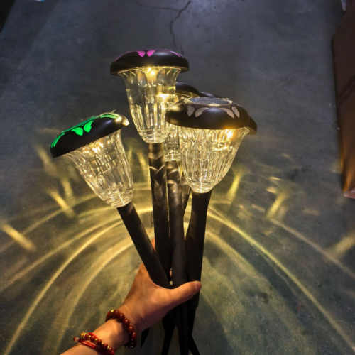 Lampa Solara 35cm Ieftine Model Fluturasi 6buc/set, Engros