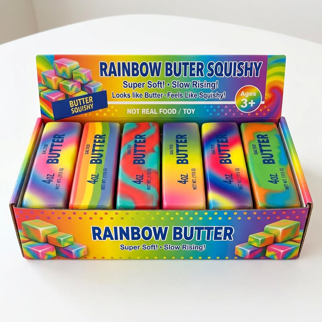 magnific_vreau-sa-faci-cu-modelele_fFV2ejcCDY Jucarie Squishy Anti-Stres 14 cm Tip Rainbow Unt 12Buc/Set, Engros