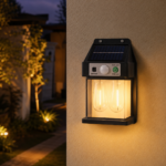 Lampa Solara cu 2 Becuri Retro 10x16 cm Model Ieftin Lumina Alb Cald 2700k, Engros